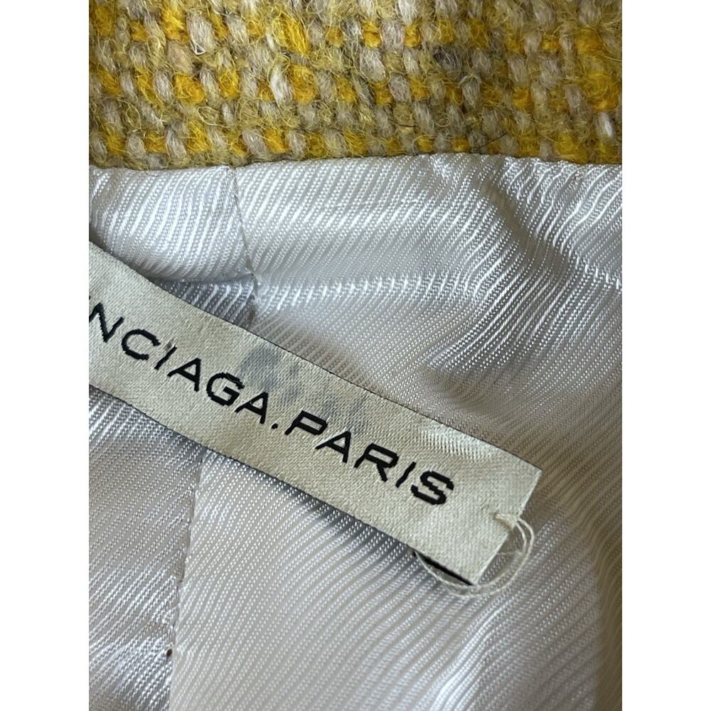 Authenticated Balenciaga Wool Blend Oversized Coat Jacket Chest 52 Retail $1500 - Picture 8 of 16